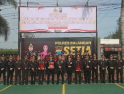 Polres Balangan Anugerahkan Satyalancana Pengabdian kepada 14 Personel