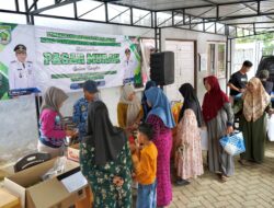 Disperindag Balangan Gelar Pasar Murah di Desa Jimamun Ringankan Beban Masyarakat