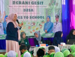 DKP3 Balangan Edukasi Pola Makan Sehat Lewat B2SA Goes to School