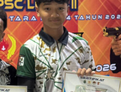 Atlet Muda Balangan Kelvin Giskio Rahman Raih Juara II Kejurnas Menembak IPSC Level II