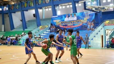 Atlet Basket Pelajar Balangan Unjuk Kemampuan di POPDA Kalsel 2026