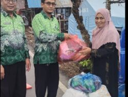 PGMI Balangan Salurkan Seluruh Donasi Kebakaran Muara Ninian kepada Lima KK Terdampak